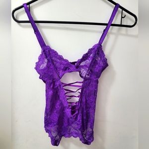 Sexy lingerie lace top sz Small